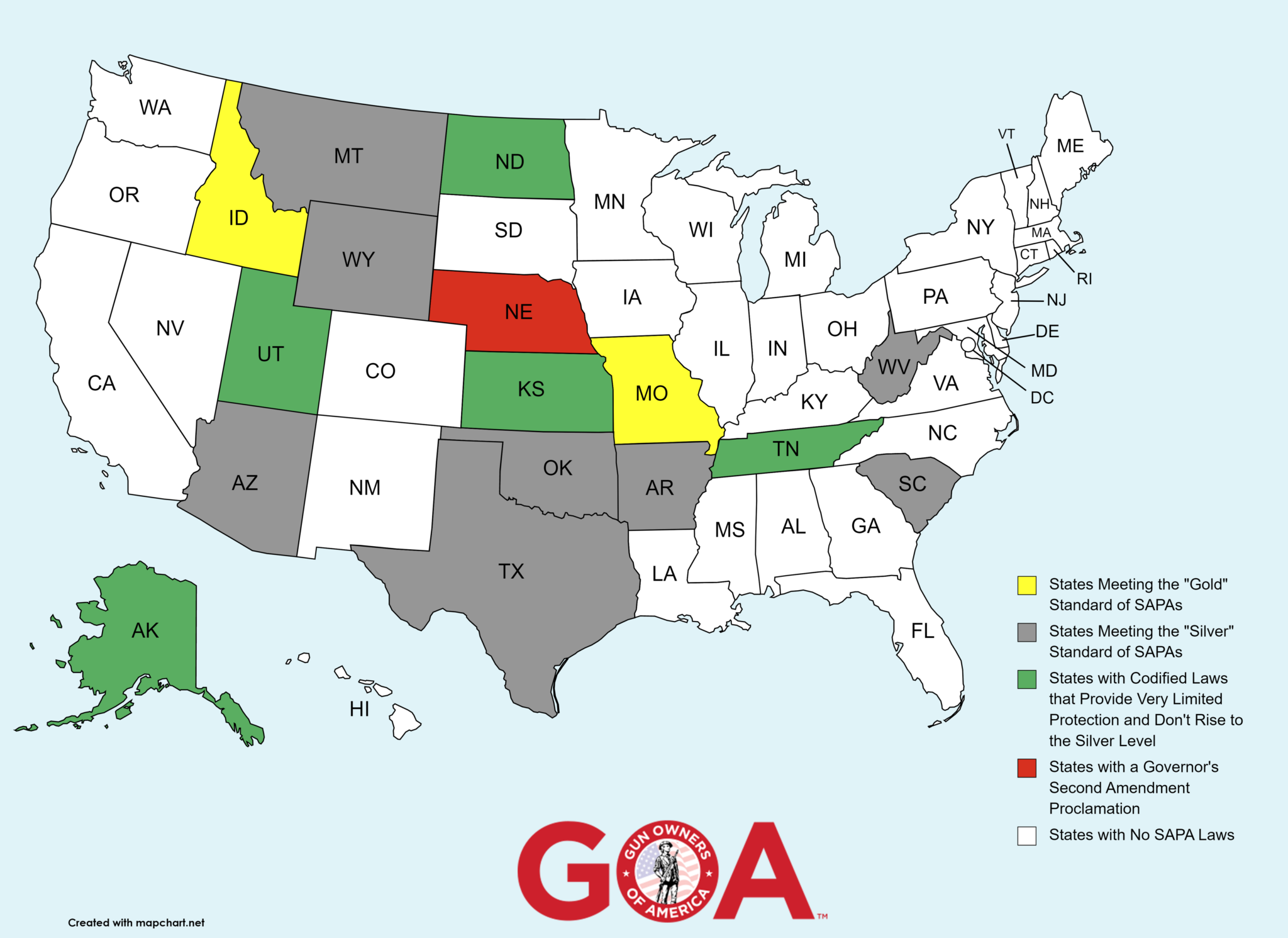 Second Amendment Sanctuary States  GOA